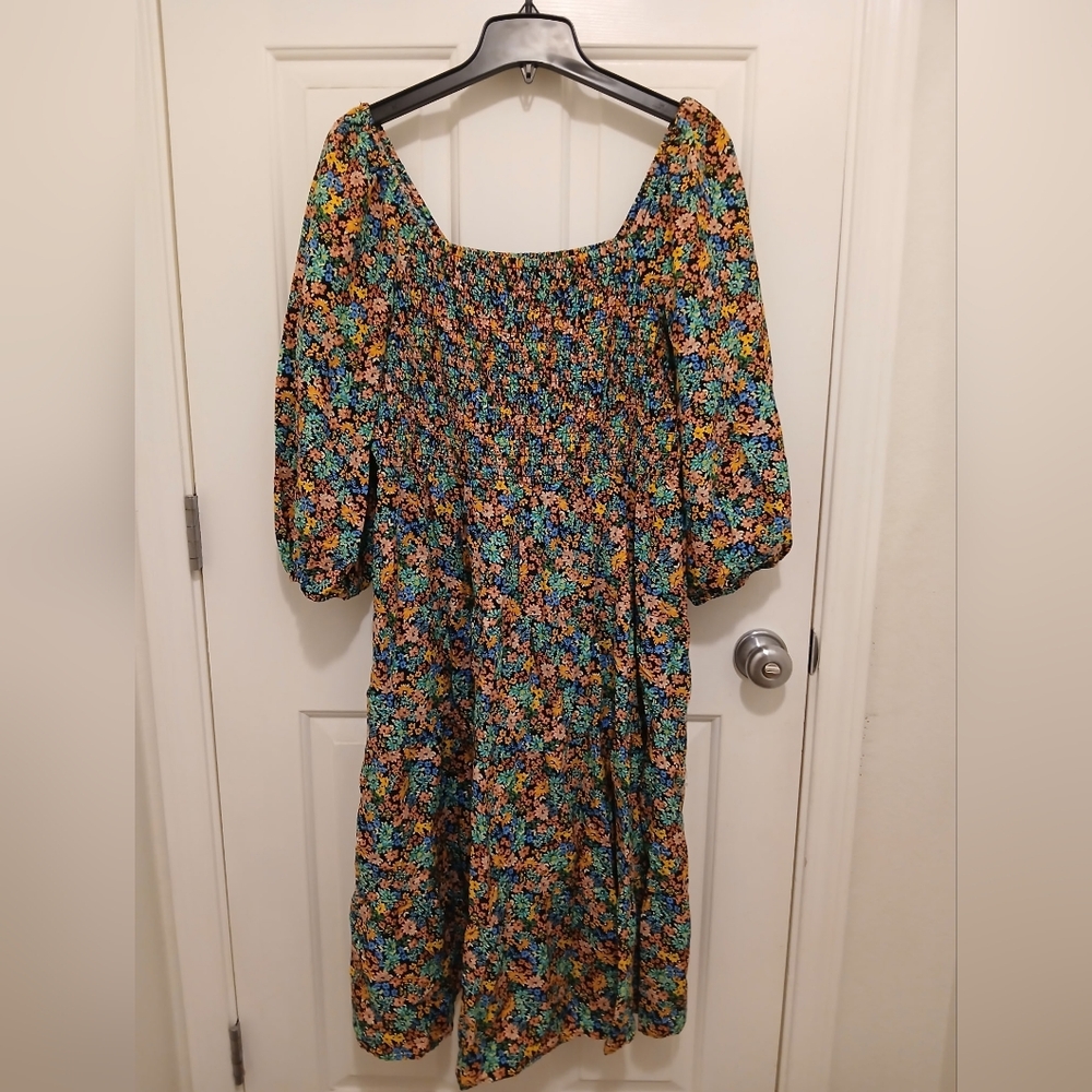 Time and Tru Floral Dress - Multicolor
